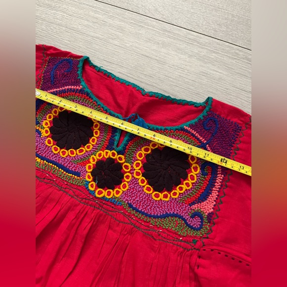 MEXICAN CRAFTS Embroidery Blouse one size - Picture 5 of 12